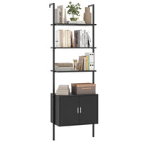 Tangkula 72.5” Tall Bookshelf 5 Tier Wall Mount Ladder Bookcase(1/2)