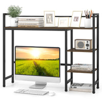 Tangkula 4-Tier Desktop Bookshelf for Home Office
