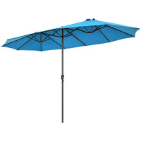 Tangkula 15Ft Double-Sided Patio Umbrella