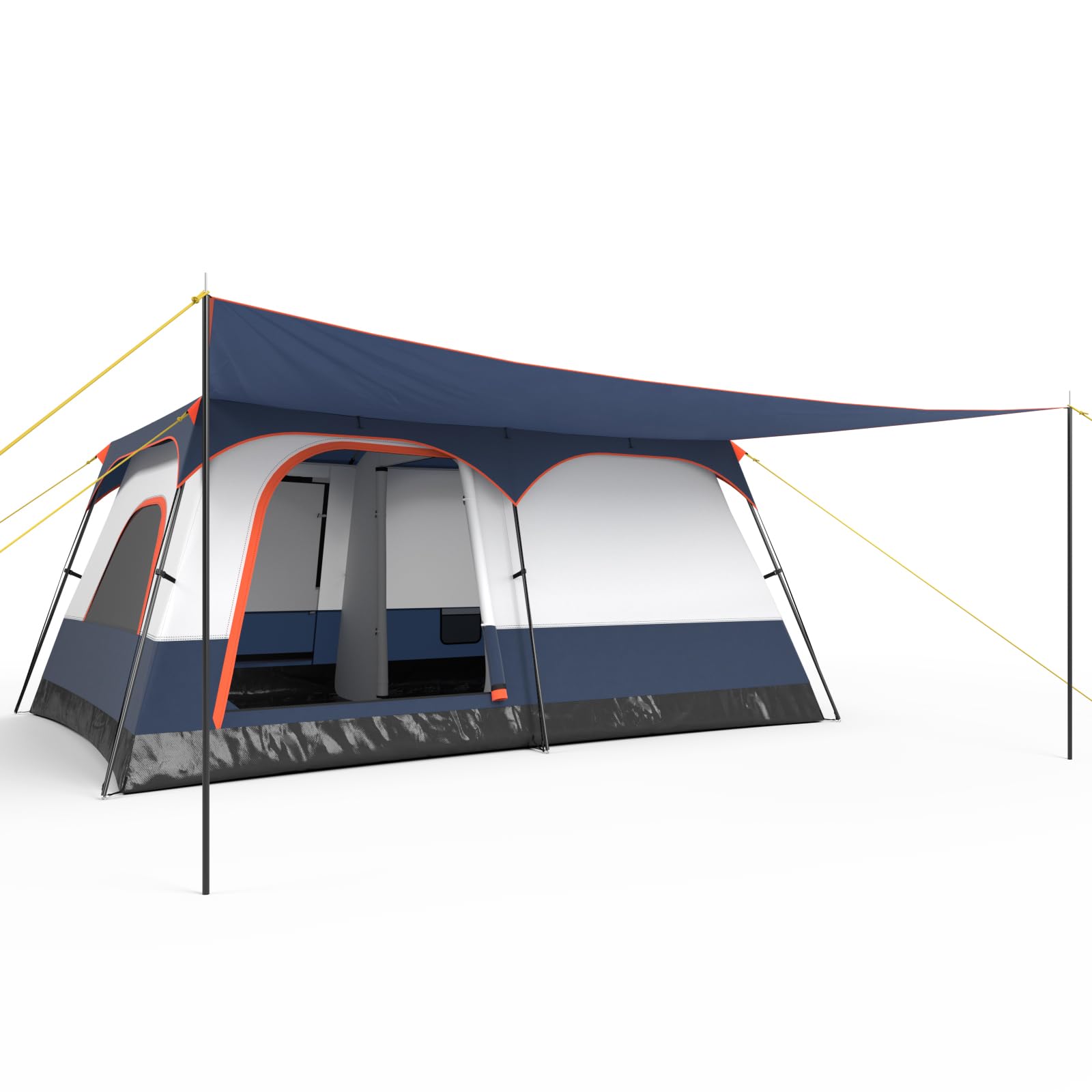 Tangkula 6/8/10-Person Camping Tent with Porch