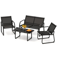 Tangkula 4 Piece Patio Furniture Set