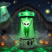 Tangkula 7.4 FT Halloween Lighted Inflatable Alien Decorations