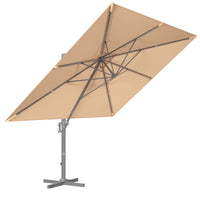 Tangkula 10x13ft Patio Rectangular Umbrella for Market