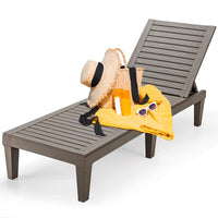 Tangkula Outdoor Chaise Lounge Chair
