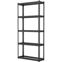 Tangkula 5-Tier Garage Storage Shelves, Heavy Duty Metal Storage Shelving Unit, 35.5" x 12" x 72"