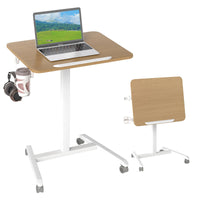 Tangkula Foldable Mobile Standing Desk Cart for Home Office
