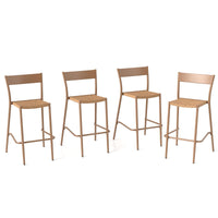 Tangkula Patio Barstools Set of 2/4