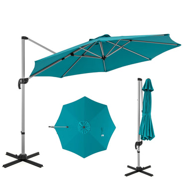 Tangkula 11 ft Round Patio Cantilever Umbrella