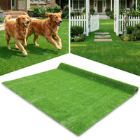 Tangkula Realistic Artificial Turf Rug with 0.3" Pile Height