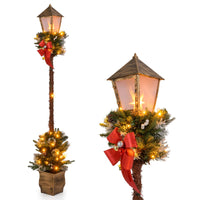 Tangkula 6.1 FT Christmas Lighted Street Lamp