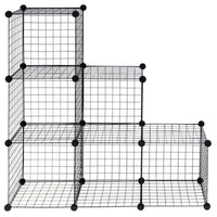 Wire Storage Cubes, Metal Grids Book Shelf