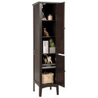 Tangkula Tall Bathroom Storage Cabinet for Bathroom Living Room Kitchen