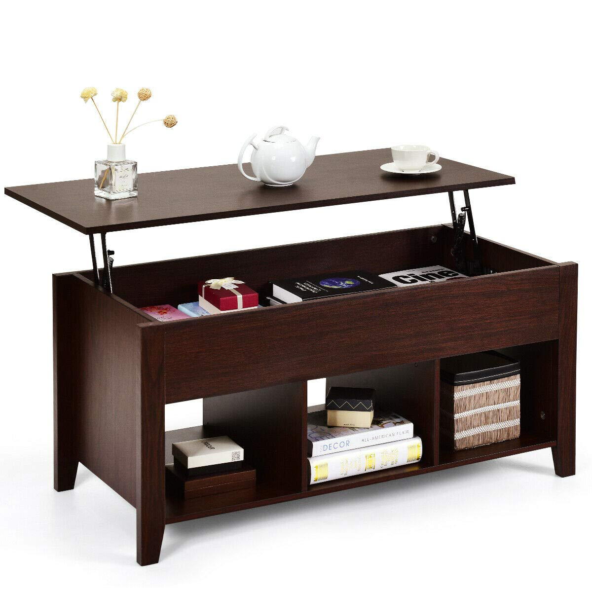 Lift Top Coffee Table - Tangkula