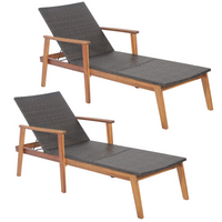 4-Position Adjustable Recliner with Fully Flat Position