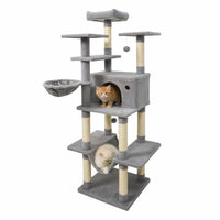 Tangkula 63 Inch Tall Cat Tree with Sisal Scratching Posts