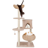 Tangkula Modern Cat Tree 58 Inch Cat Tower