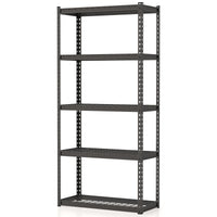 Tangkula 5-Tier Garage Storage Shelves, Heavy Duty Metal Storage Shelving Unit, 35.5" L x 15.5" W x 72" H