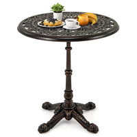 Tangkula Table de Jardin d'Extérieur 35,4 Pouces