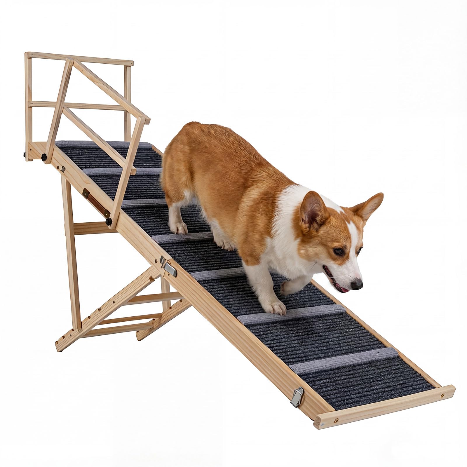Tangkula Foldable Dog Ramp for High Bed Couch