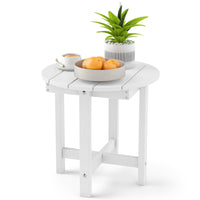 Tangkula Outdoor Side Table HIPS Adirondack Side Table(1/2)