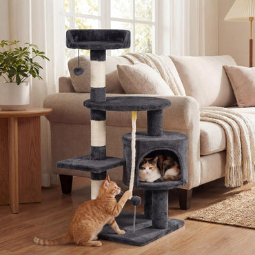 Tangkula 36 Inch Cat Tree Tower for Indoor Cats and Kittens
