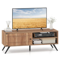 Tangkula Mid Century Modern Entertainment Center TV Stand