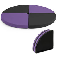 Tangkula Pole Dance Mat with EPE Foam Padding & PU Cover
