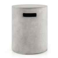 Tangkula 16 Inch Propane Tank Cover Table, Propane Tank Cover for Standard 20 LBS Propane Gas Tank