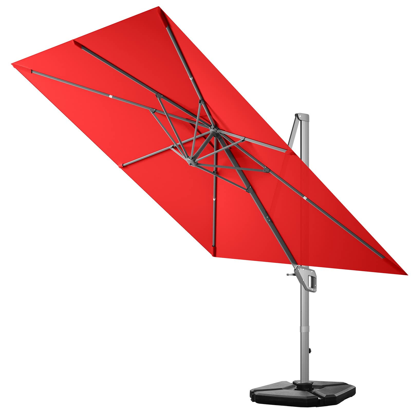 Tangkula 10FT Patio Cantilever Umbrella for Garden Backyard