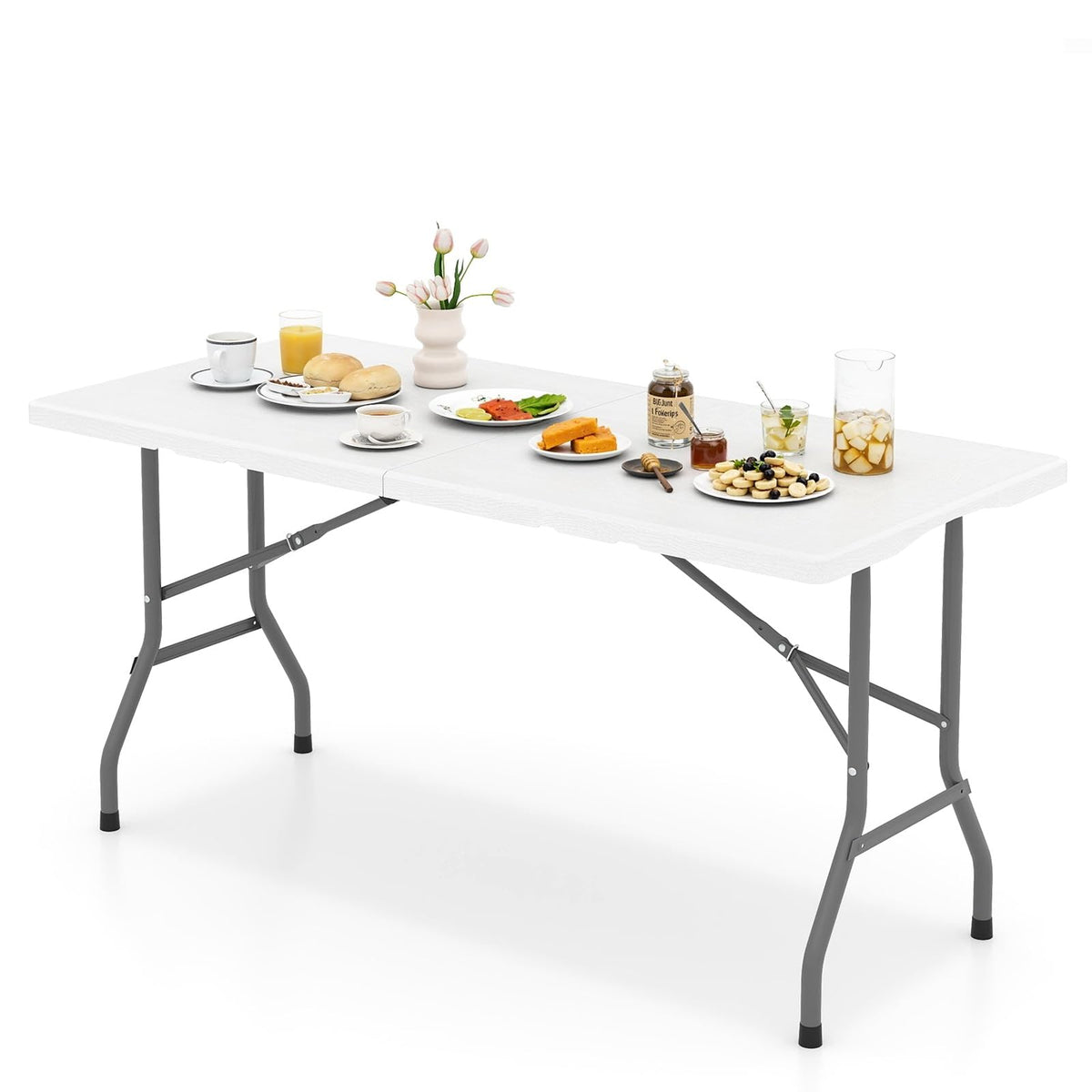 Tangkula 5FT Folding Table