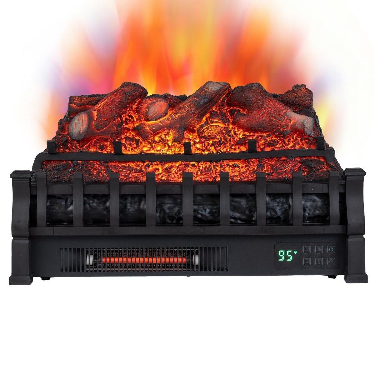 Tangkula 23" Smart Electric Fireplace Compatible with Alexa