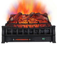 Tangkula 23" Smart Electric Fireplace Compatible with Alexa