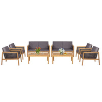 Tangkula Outdoor Acacia Wood Furniture Set - Tangkula