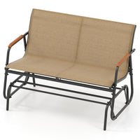 Tangkula 2/3-Person Outdoor Glider Bench