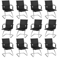 Tangkula Office Guest Chair Set of 2/4/6/8/10/12 Heavy Duty Reception Chairs Conference Room Chairs