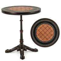Table de salle à manger ronde Tangkula 24" pour balcon