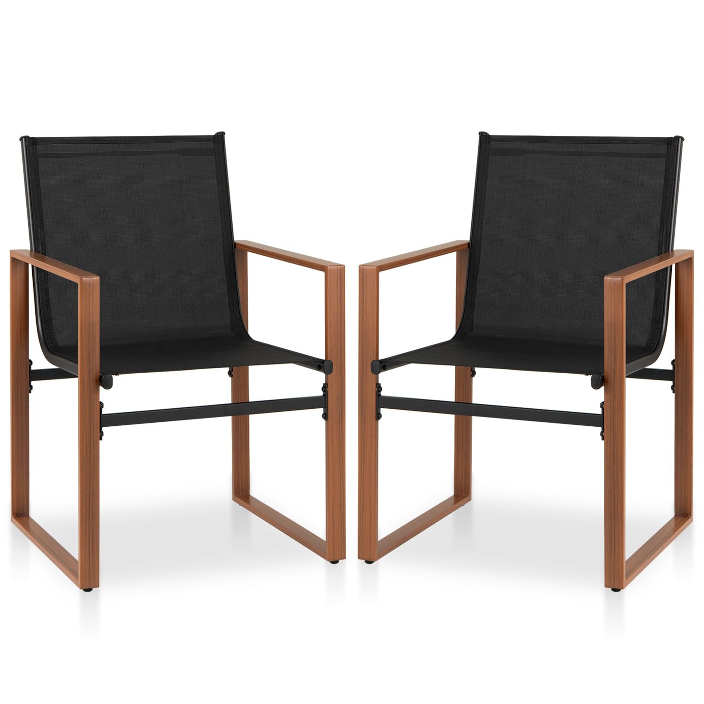 Tangkula Outdoor Dining Chairs Set of 2/4