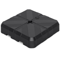 Tangkula Cantilever Umbrella Base Heavy Duty Fillable Weighted Offset Umbrella Stand