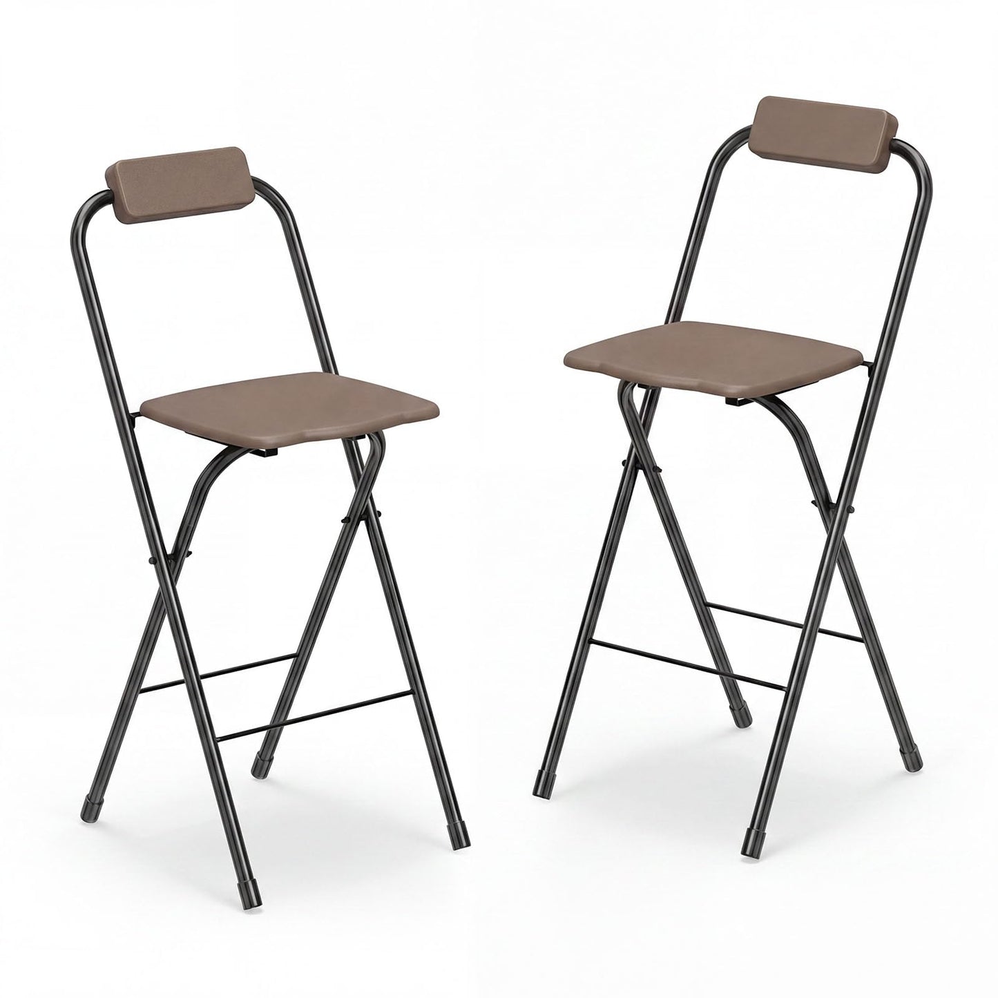 Tangkula Folding Bar Stools Set of 2/4 Portable Bar Height Stools