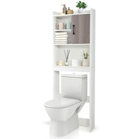 Tangkula Over The Toilet Storage Cabinet for Bathroom Toilet Laundry Room