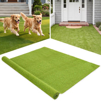 Tangkula 15 FT x 7 FT Artificial Turf Rug with 0.75" Pile Height