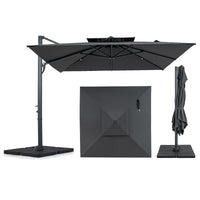 Tangkula 10 FT Patio Umbrella with Base Included