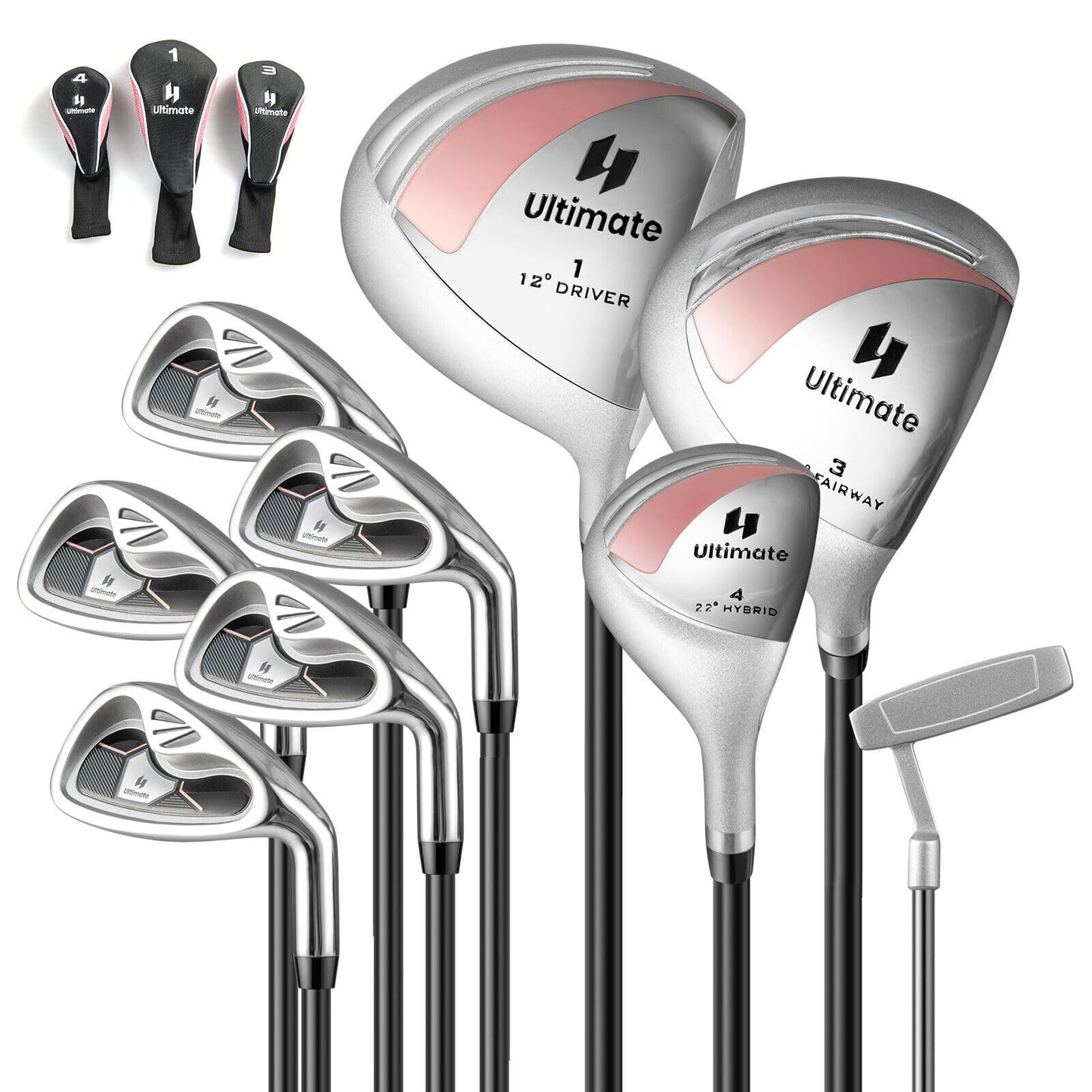 Ensemble complet de 9 clubs de golf Tangkula pour femmes, droitières