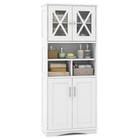 Tangkula Tall Bathroom Cabinet(23.5 x 12 x 57 Inch)