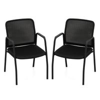 Tangkula Conference Chairs, Office Guest Chairs with Ergonomic Mesh Backrest