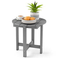 Tangkula Outdoor Side Table HIPS Adirondack Side Table(1/2)
