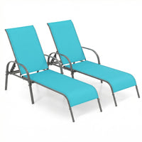Tangkula Lounge Chair Outdoor Patio Chaise Lounge(1/2)
