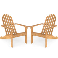 Tangkula Outdoor Adirondack Chair(1/2/4)