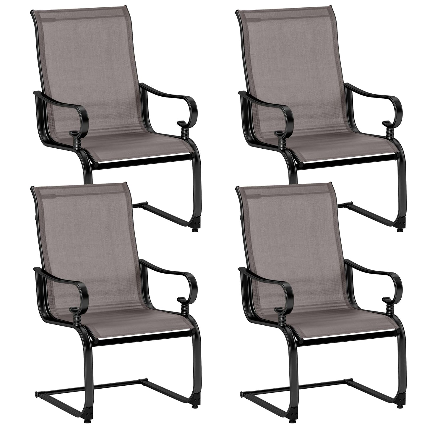 Tangkula Set of 2/4 Patio Chairs