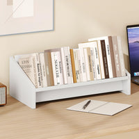 Étagère de bureau en bois Tangkula pour magazines, livres de cuisine et CD